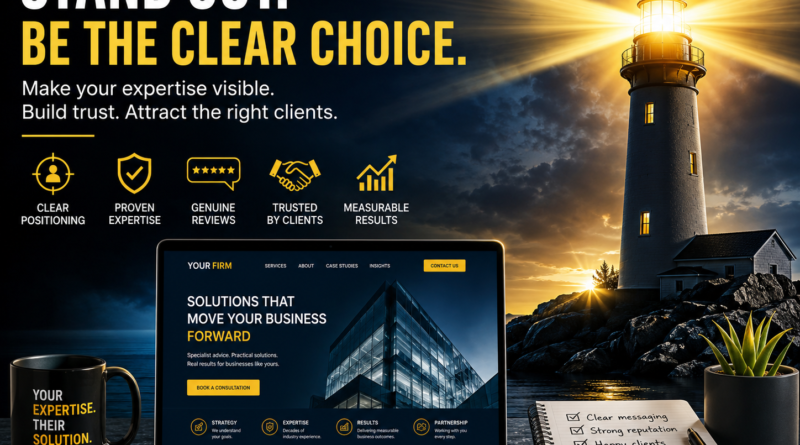 professional service business online presence