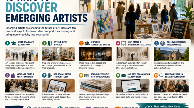 discover emerging artists