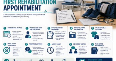 prepare for rehabilitation appointment