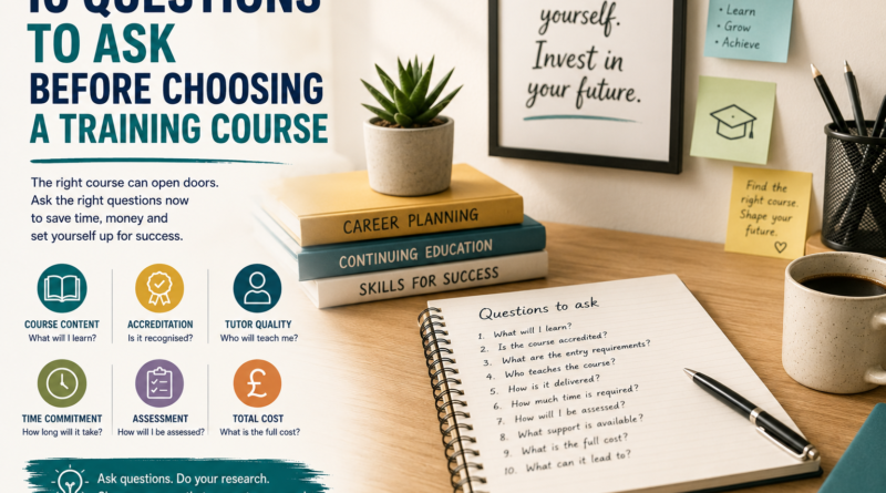 questions to ask before choosing a course