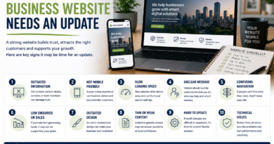 signs a business website needs an update