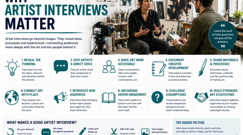 why artist interviews matter